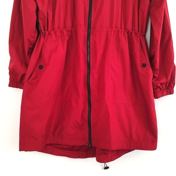 Avia Womens LIghtweight Burgundy Hooded Jacket Size 12-14 L - Picture 4 of 11